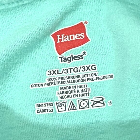 Camp Good Grief Mens T-Shirt 3XL Mint Green Memphis Tennessee Kemmons Wilson - Picture 7 of 7